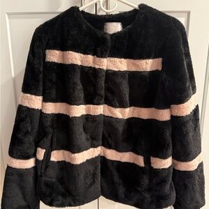 Rachel Parcell Faux Fur Jacket